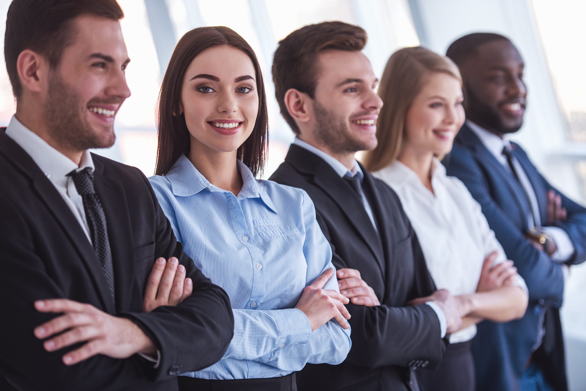 Smiling Business Team